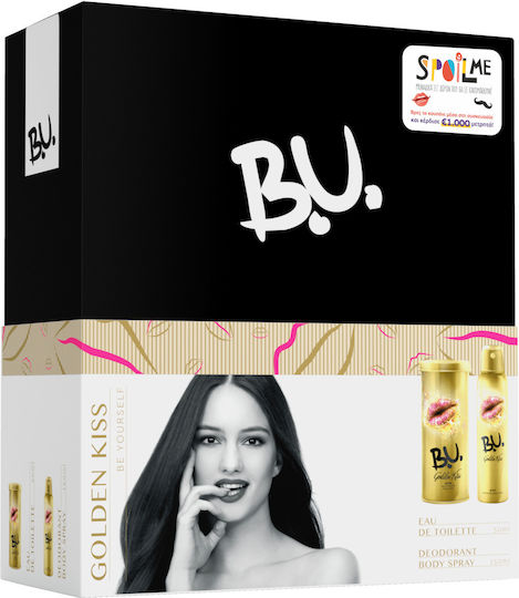 B.U. Golden Kiss Set Γυναικείο Σετ με Eau de Toilette