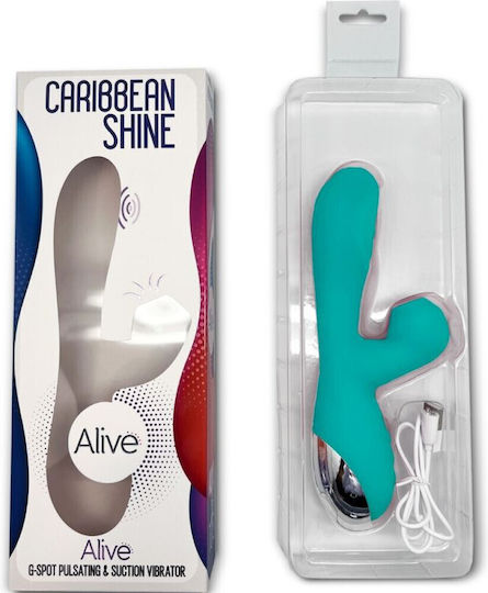 Adrien Lastic Alive Caribbean Shine Vibrator Rabbit 21cm Blue