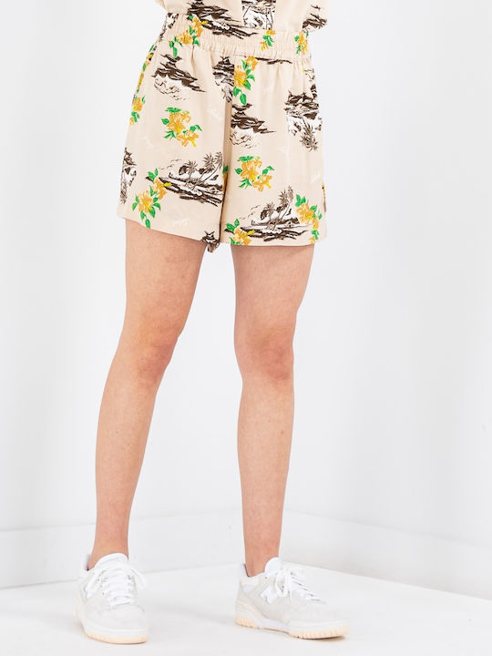 Femei Pantaloni scurți Beige Safar