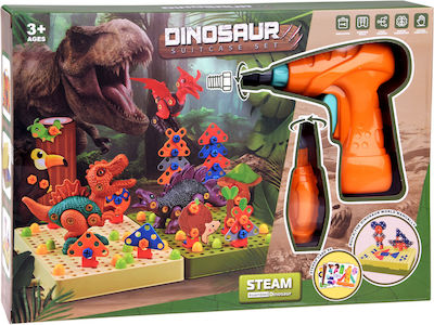 Plastic Construction Toy Dinosaur for 3+ years