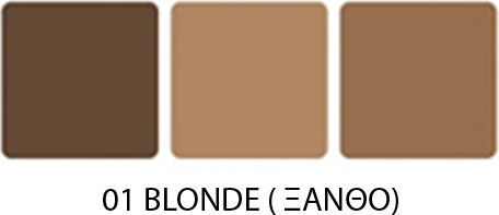 Golden Rose Styling Kit Παλέτα Μακιγιάζ Φρυδιών 01 Blonde