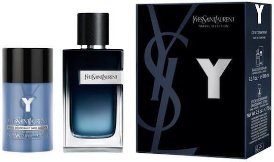 Ysl Y Ανδρικό Σετ με Eau de Parfum 2τμχ