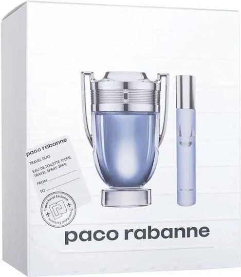 Rabanne Invictus Set pentru bărbați 2buc