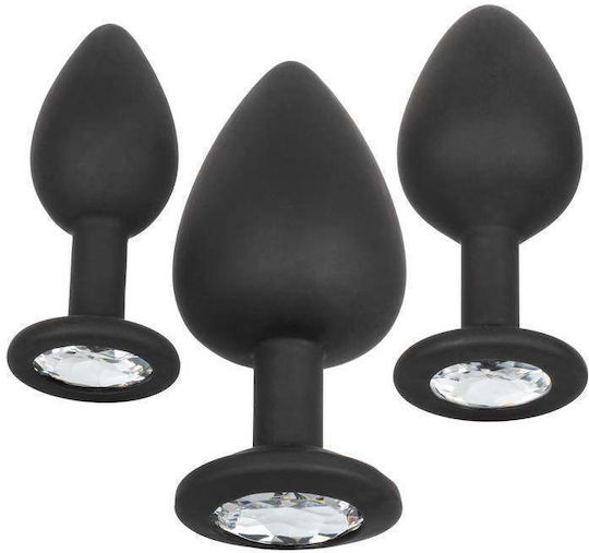 Calexotics Silicone Gem Anal Kit Anale Plugs Elektrische Gitarren Black