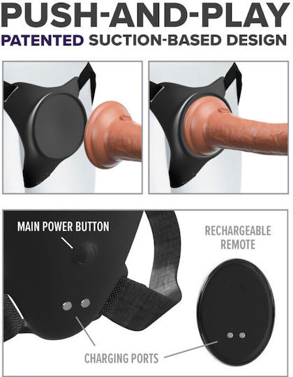 Pipedream Body Dock G-spot Pro Harness Anal Plug Schwarz