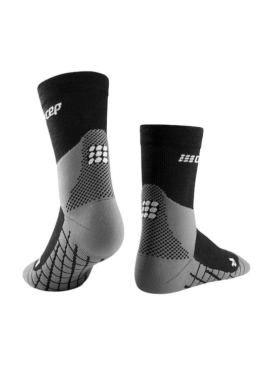 CEP Light Merino Ανδρικές Κάλτσες με Σχέδια Μαύρες