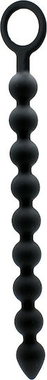 Rimba Bondage Play Anal Beads Πρωκτικές Μπίλιες Black 32cm