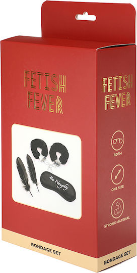Fever BDSM Kit σε Μαύρο Χρώμα 4τμχ