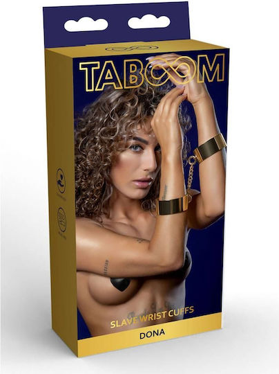 Taboom Χειροπέδες σε Χρυσό Χρώμα