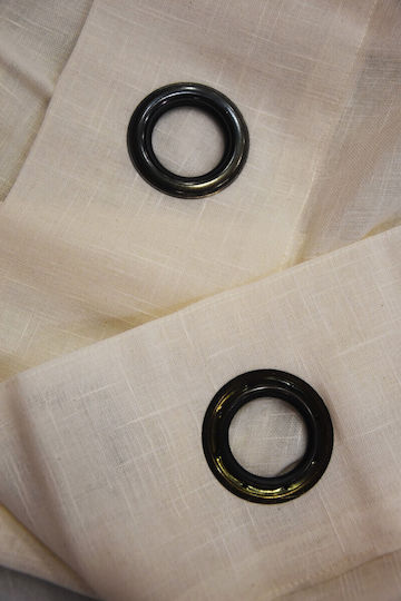 Decotelia Vorhang mit Grommets Ecru 170x253cm