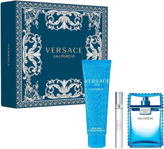 Versace Eau Fraiche Ανδρικό Σετ με Eau de Toilette 3τμχ