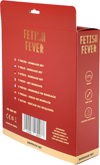 Fever BDSM Kit in Black Color 7pcs