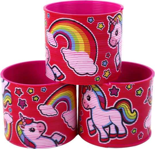 Ελατήριο Iconic Pink Unicorn Relaxation Spring 6cm (Διάφορα Σχέδια) 1τμχ