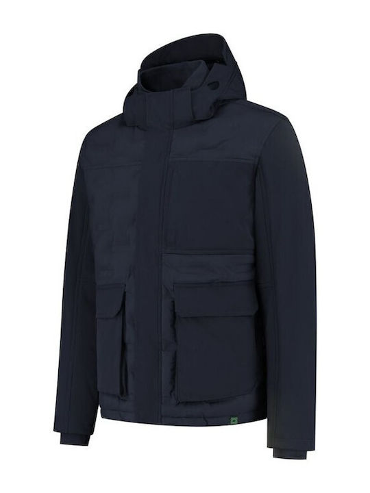 Tricorp Men's Winter Parka Jacket Navy Blue