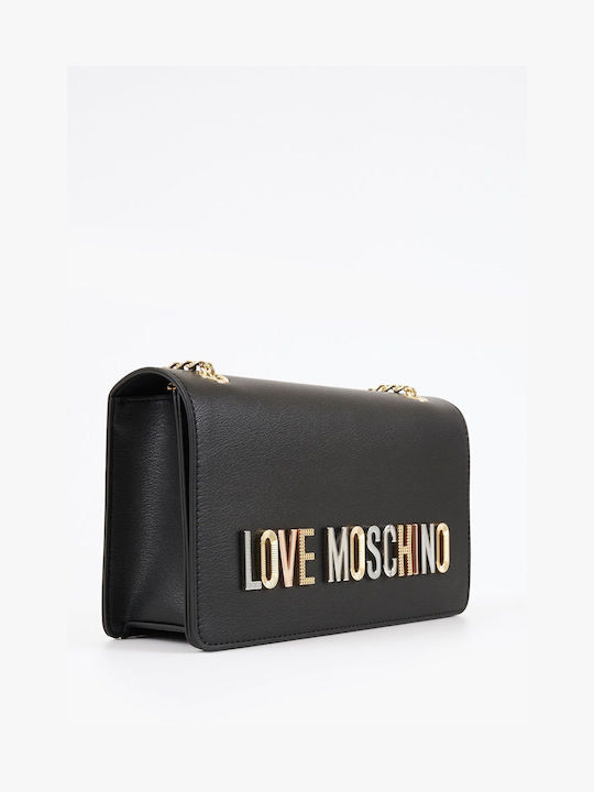 Moschino Γυναικεία Τσάντα Ώμου Μαύρη