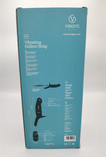 Virgite Harness with Dildo 16.6cm in skin color