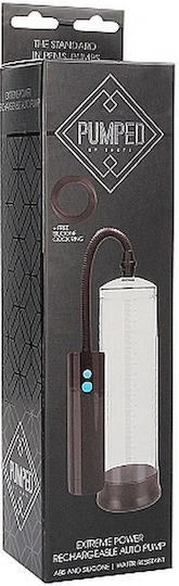 Shots Extreme Rechargeable Auto Pump Τρόμπα Πέους Διάφανη