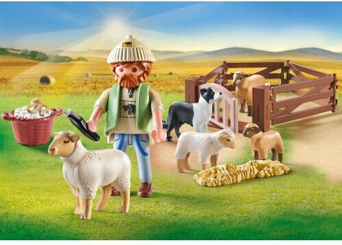 Playmobil Land Schäfer mit Schäfchen für 4-10 Jahre