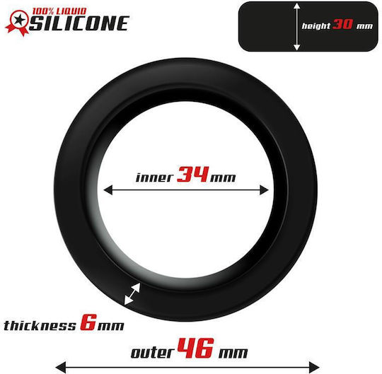 IntoYou Cock Ring Cock Silicon Negru