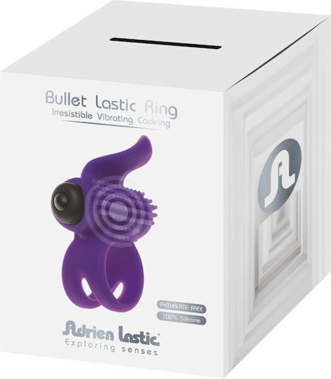Adrien Lastic Bullet Lastic Ring Vibration Ring Schwanz Lila 30393