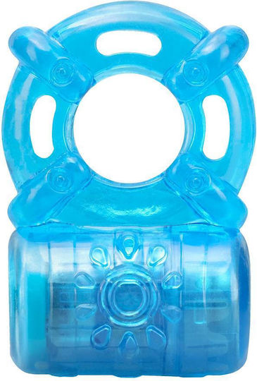 Blush Stay Hard 5 Function Cock Ring Blue