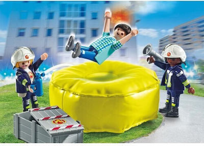 Playmobil City Action Πυροσβέστες Με Στρώμα Διάσωσης for 4-10 years old