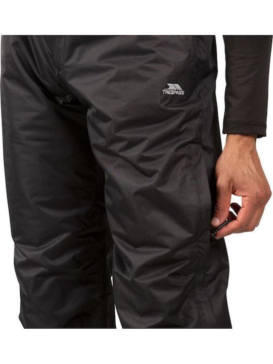 Trespass MABTSKF20001 Pantaloni de schi și snowboard pentru bărbați Ski & Snowboard Negru