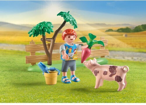 Playmobil Land Opa und Omas Gemüsegarten für 4-10 Jahre
