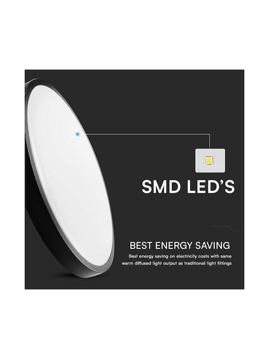 V-TAC Plafonieră de Exterior cu LED Integrat în Culoare Alb 76331