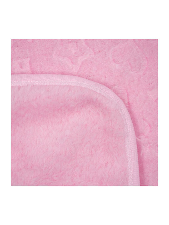 Kamtex Baby Decke Wickeltücher für Kinderzimmer Rosa 100x90cm