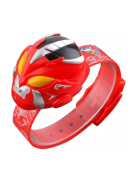 Skmei Παιδικό Ψηφιακό Ρολόι Power Rangers Κόκκινο