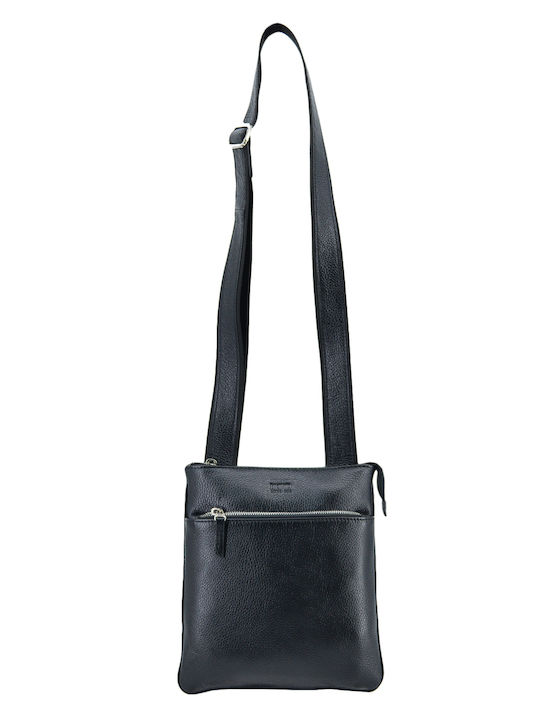Leather Men's Bag Shoulder / Crossbody Black