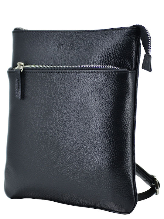 Leather Men's Bag Shoulder / Crossbody Black