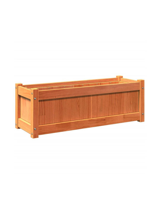 vidaXL Planter Box 90x31cm Coffee 837453