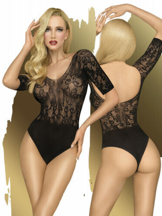 Penthouse All The Way Teddy Sexy Bodysuit Black