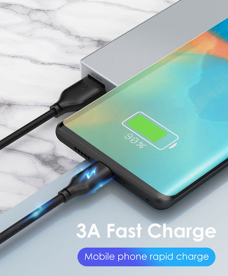 Cabletime USB 2.0 Cable USB-C male - USB-A 15W Μπλε 2m 128191