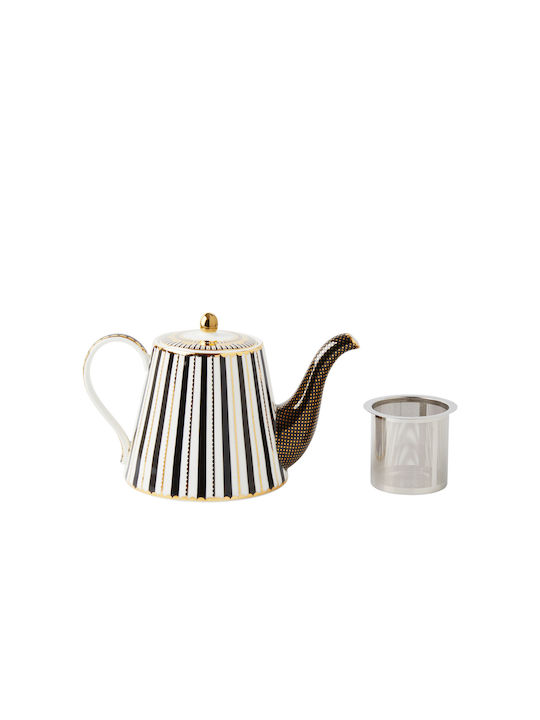 Maxwell & Williams Teas Tea Set with Filter Porcelain in Black Color 1000ml 1pcs