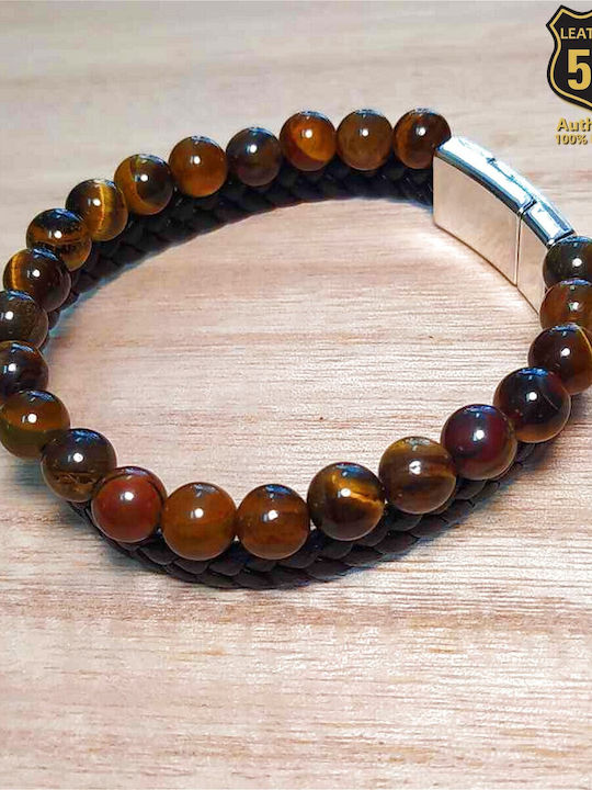 Leather 55 Мъжко Гривна от Кожа