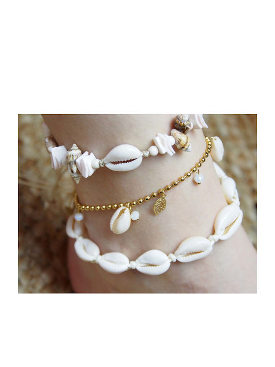 Bracelet Anklet Chain Χειροποίητο made of Cord