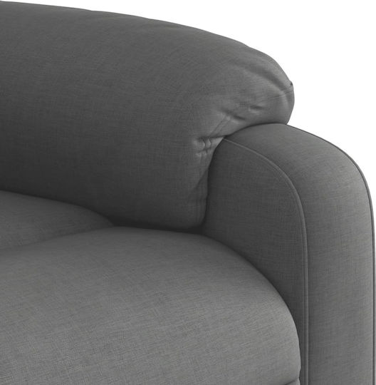 Fotoliu Relax Masaj cu Puf Gri 75x92.5x100cm