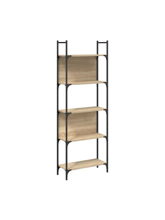 Bookcase Sonoma Oak 60.5x24x166.5cm