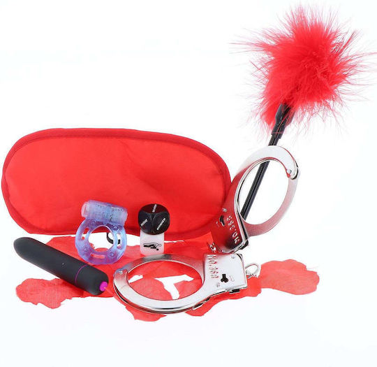Milena by Paris BDSM Kit in Rot Farbe