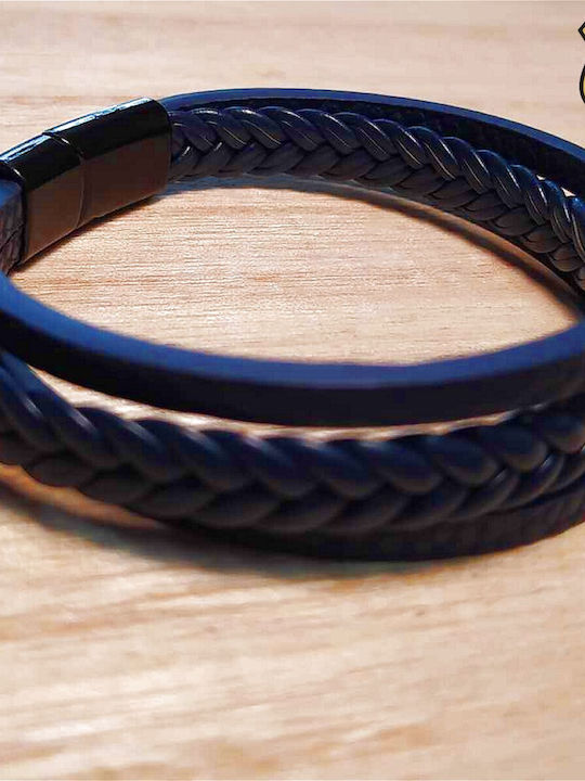 Leather 55 Men's Bracelet made of Leather