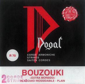 Dogal Single Steel Strings 2pcs for Bouzouki R702