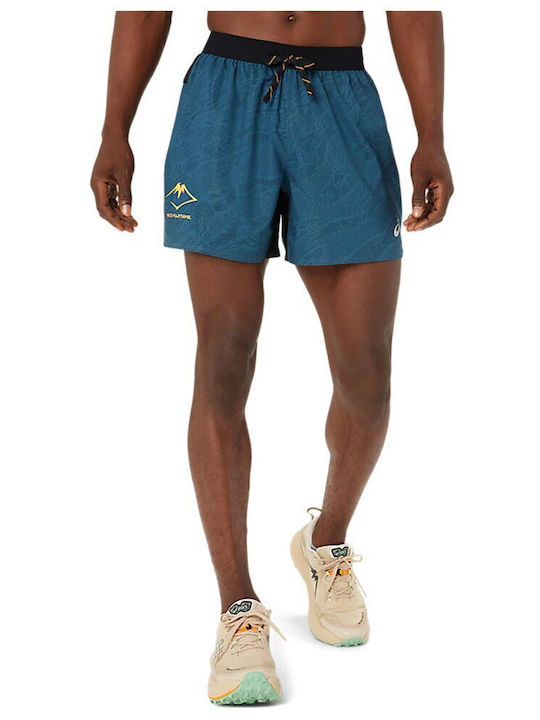 Fujitrail 7'' Men's Athletic Shorts Black - Blue