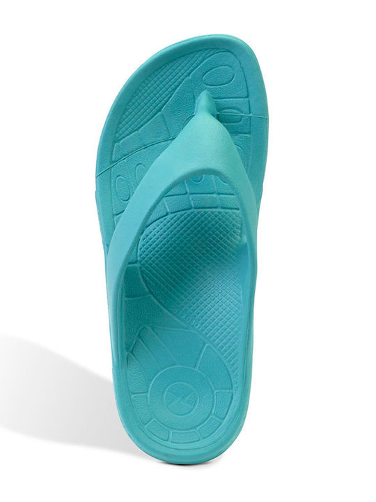 Aetrex Frauen Flip Flops Aqua