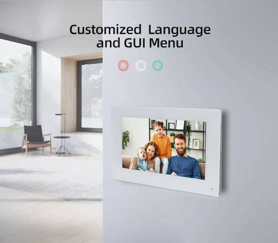 Joytimer Wireless Video Intercom Set Wi-Fi Black