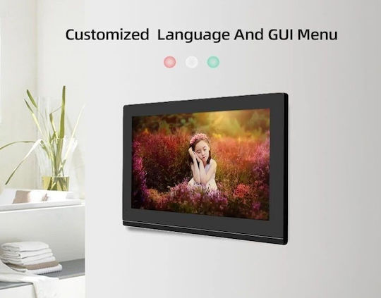 Joytimer Wireless Video Intercom Set Wi-Fi Black