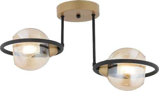 ArteLibre Corvus Pendant Light Black 50x35cm ArteLibre Corvus Pendant Light Black 50x35cm