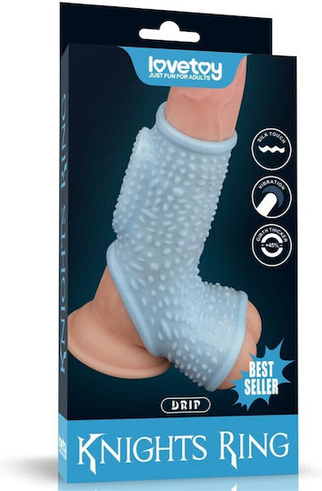 Lovetoy Knights Vibrating Ring Cock Blue 3126-0034